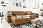 Ecksofa Leder Kurkuma Interliving Serie 4054