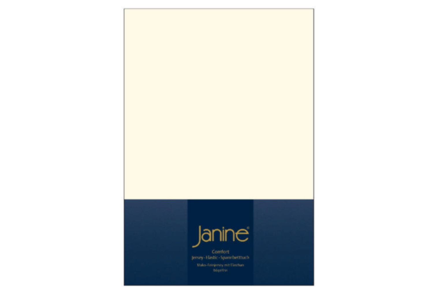 Janine Spannbetttuch, Größe  150x200 cm, Farbe: natur