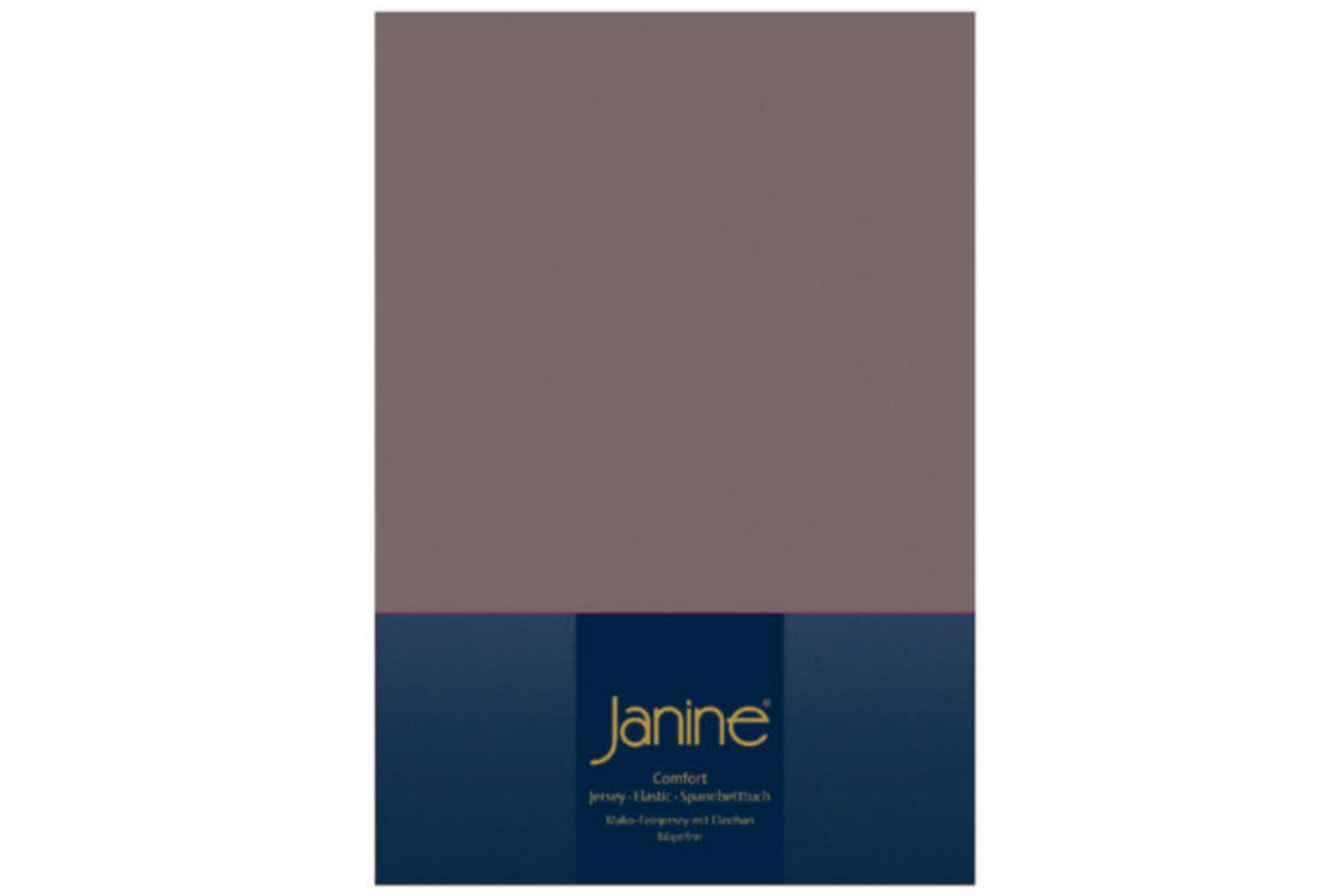 Janine Spannbetttuch, Größe  100x200 cm, Farbe: taupe