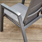 Relex Move Sessel M21937 Milano, Aluminium matt anthrazit