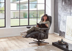 Relax-Sessel 7387-Easyswing Metallsternfuss anthrazit