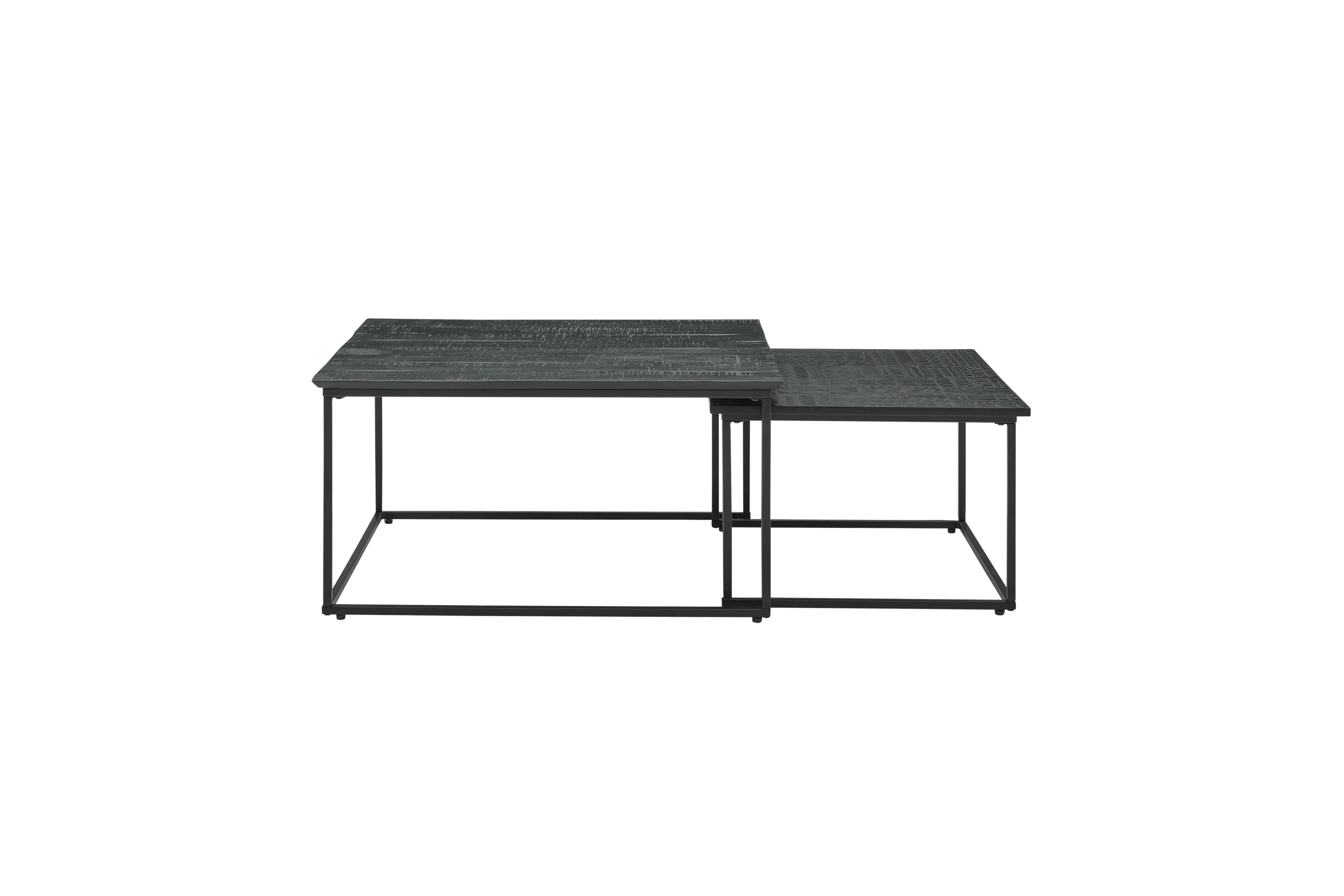Roomio No. 2001 Couchtisch-2er Set eckig, Typ 71748