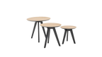 Roomio No. 2002 Couchtisch 3er Set rund, Typ 72158
