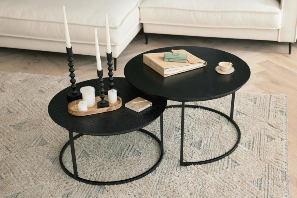 Roomio No. 2001 Couchtisch-2er Set rund, Typ 71747