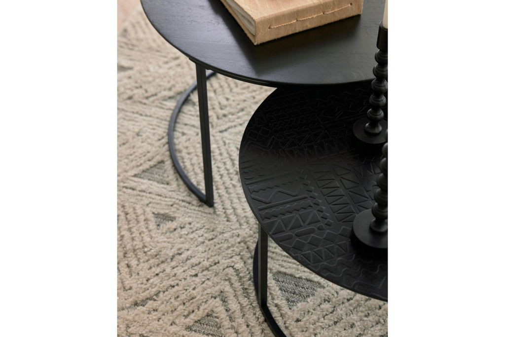 Roomio No. 2001 Couchtisch-2er Set rund, Typ 71747