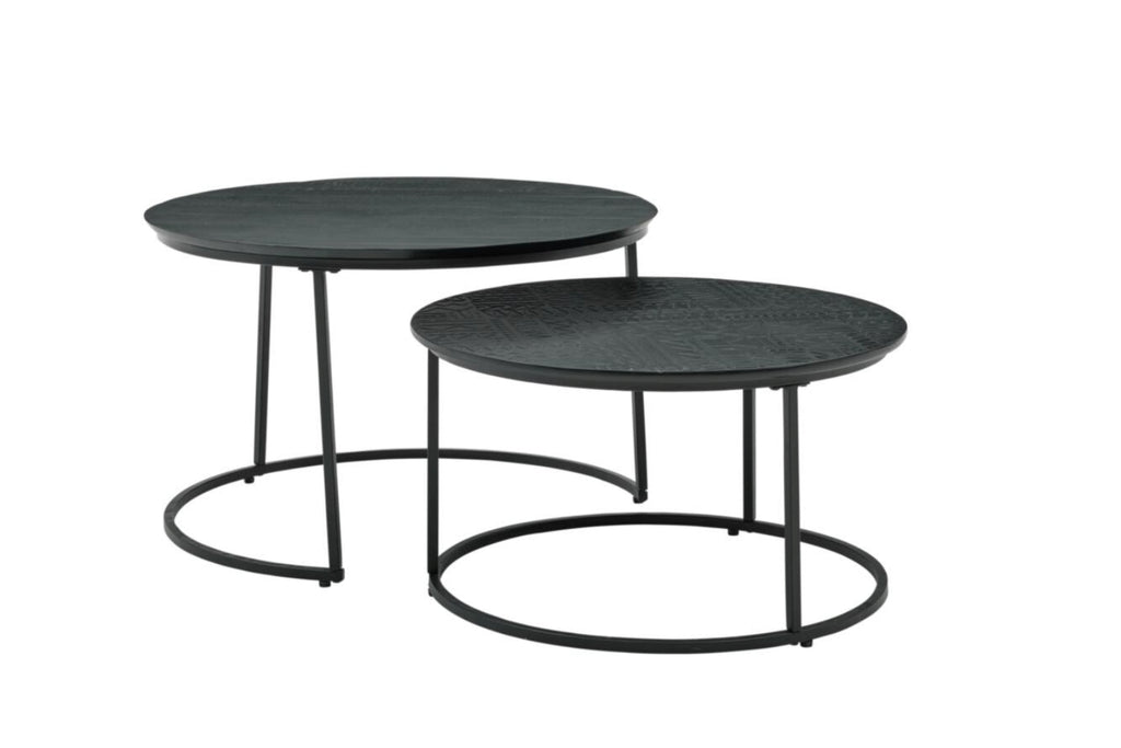 Roomio No. 2001 Couchtisch-2er Set rund, Typ 71747