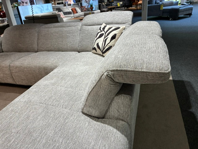 Polstergarnitur Ottomane rechts, RFF-5528 118-00 rechts, Bezug F18 hellgrau