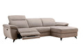 Polstergarnitur Sofia, Ottomane rechts, Sofia RFF-5528-072-00 rechts, Bezug Loft Fabric 3 stone