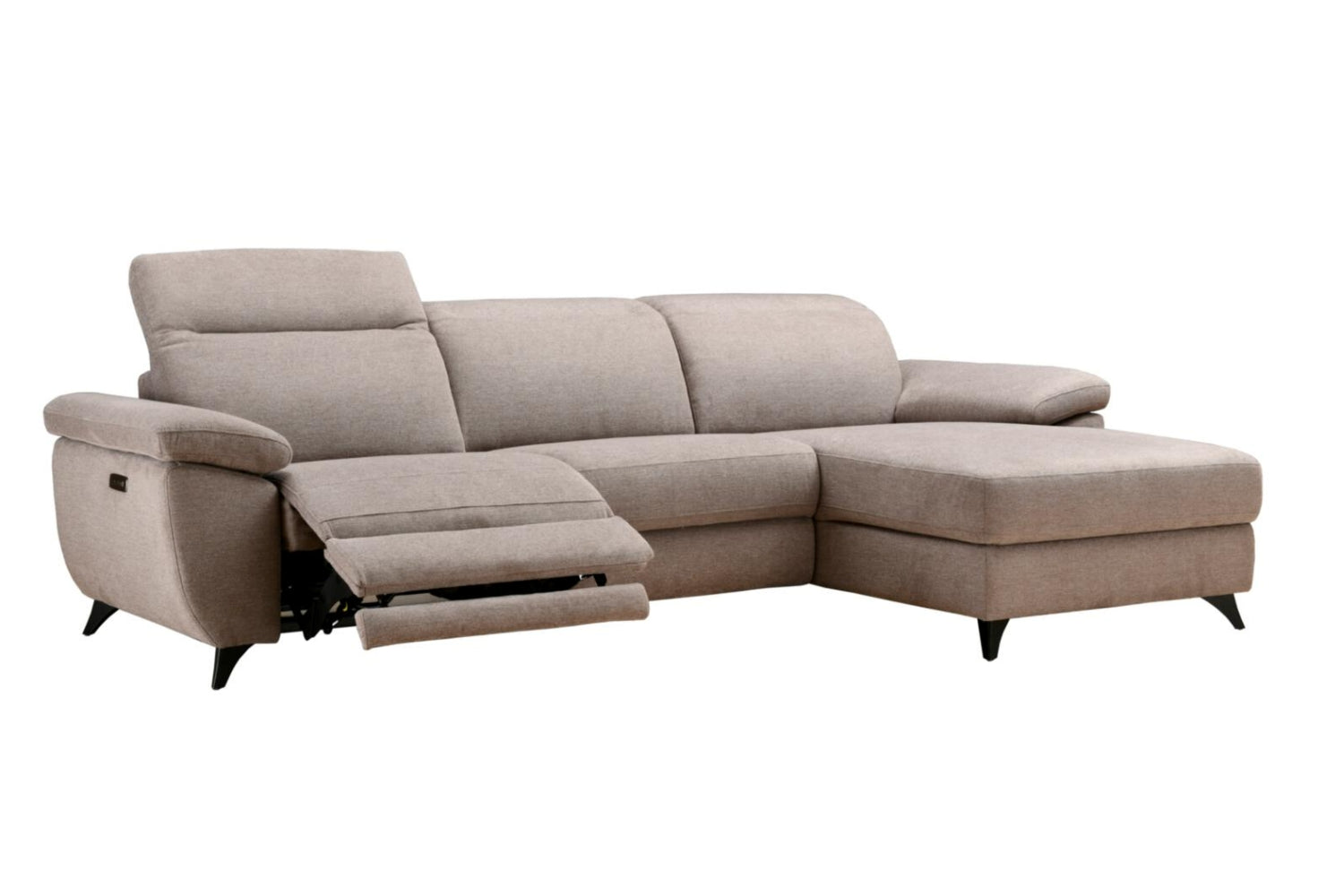 Polstergarnitur Sofia, Ottomane rechts, Sofia RFF-5528-072-00 rechts, Bezug Loft Fabric 3 stone