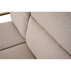 Loungesofa 2-Sitzer, T50306 Cortina, anthrazit/natur