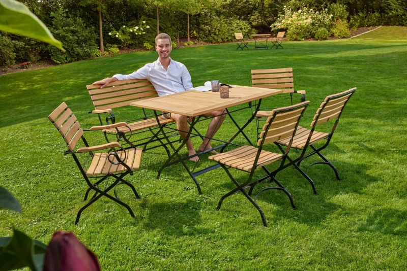 Gartenbank Wimbledon mit Armlehnen, Art. 249603,
