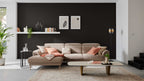 Interliving Serie 4461 Ecksofa Stoff Beige