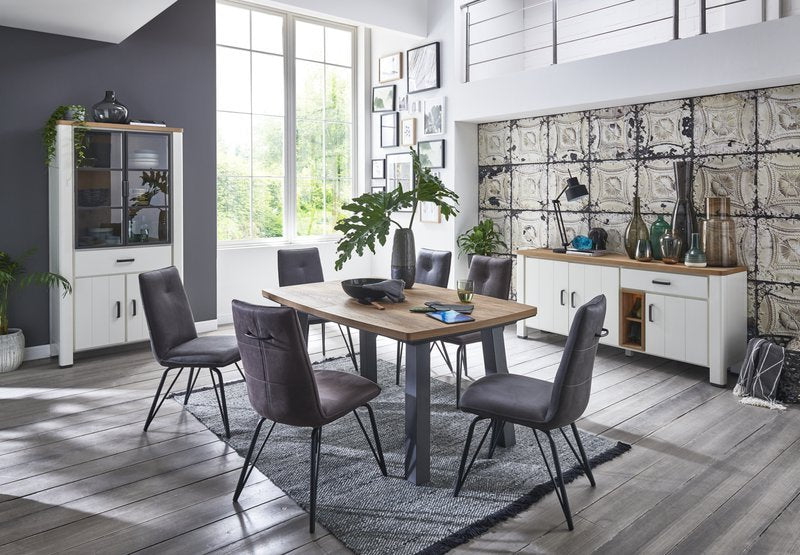 Habufa Stuhl Bella 36716-LAV, Bezug: Stoff Rocky lava