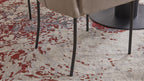 Interliving -5104 Vierfuß-Stuhl mit Armlehnen, gepolstert, Typ BX15-x-ZILCA_Mikrofaser, Dove Grau